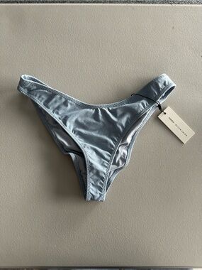 Montce x OLIVIA CULPO Light denim lulu (zig zag stitch) bikini bottom